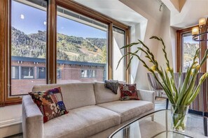 This unit is on the third floor facing Aspen Mountain