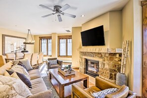 Warm and inviting living area