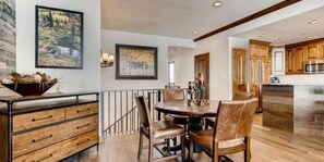 Open concept living and dining