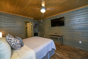 Bedroom with kitchenette
