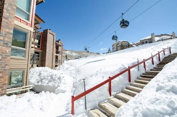 Our townhomes and condos are ski-in, ski-out