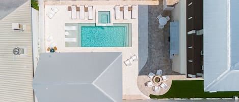 Laguna Sunset | Outdoor Entertainment Area | Heated Pool | Hot Tub | Outdoor Kitchen | Fire Pit