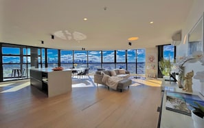 Expansive living with panoramic views of Melbourne