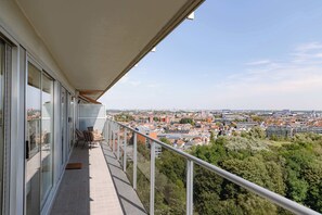 Wonderful city view from terrace