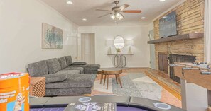 Enjoy comfortable seating and a wide variety of games—perfect for a fun and relaxing stay in Columbus, GA!