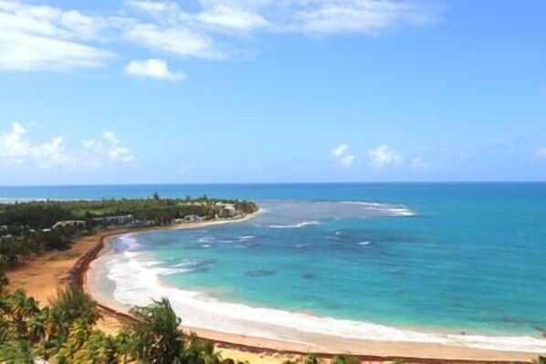 Ocean view from the apartment balcony
