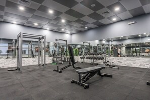 Free gym for guest access.

