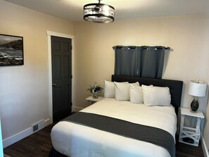 First bedroom with queen bed