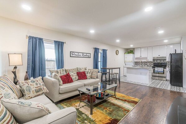 Open concept living / dining /kitchen