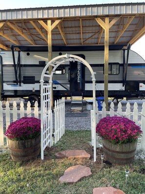 Entrance to your own yard