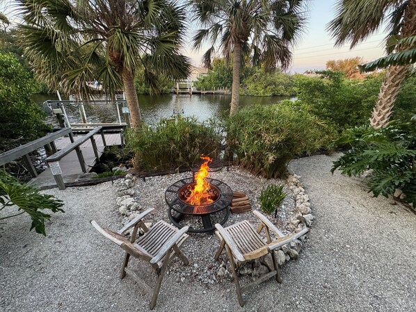 Firepit on Amberjack Creek