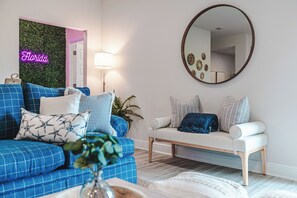 The home is decorated with thought, providing fun and comfort at every turn!
