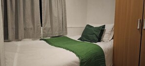 Room B, very comfortable single bed , wardrobe,  2 chest drawer 