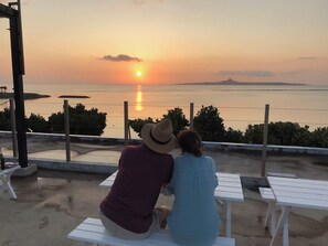 Sunset from the rooftop