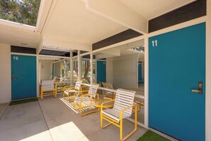 Patio and entry to your suite.
