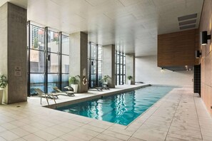 A heated indoor pool. *Open with restrictions.