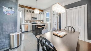Our fully equipped kitchen, where you’ll find everything you need to create delicious meals and snacks.