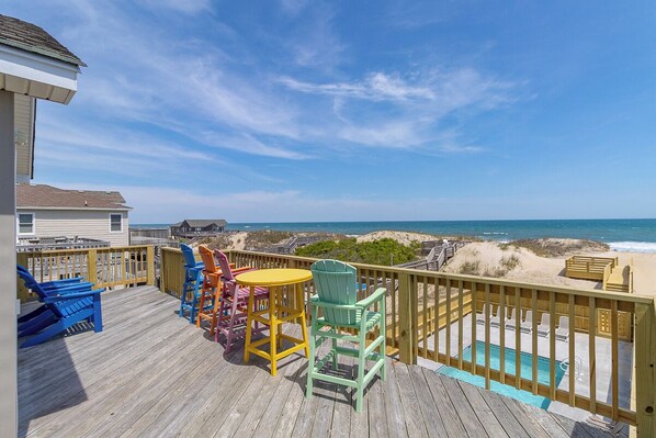 Top Level Oceanfront Deck