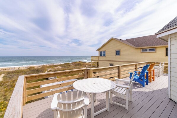 Ocean Views from Top Level Deck