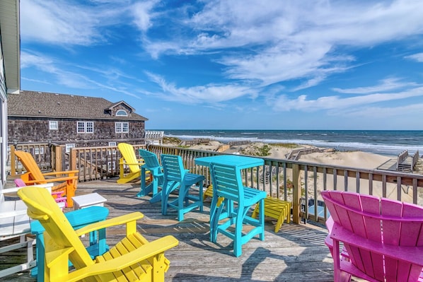 Top Level Oceanfront Deck