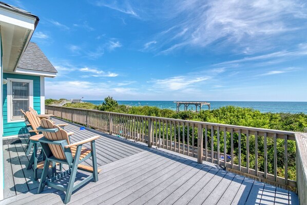 Ocean Views from Top Level Deck