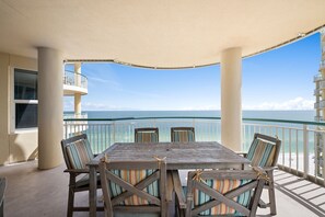 Expansive Beachfront Balcony
