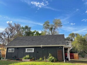 Rascal Ranch is the top portion of our carriage house. 