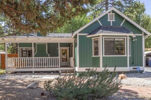 Enjoy morning coffee or evening beverage right outside your front door