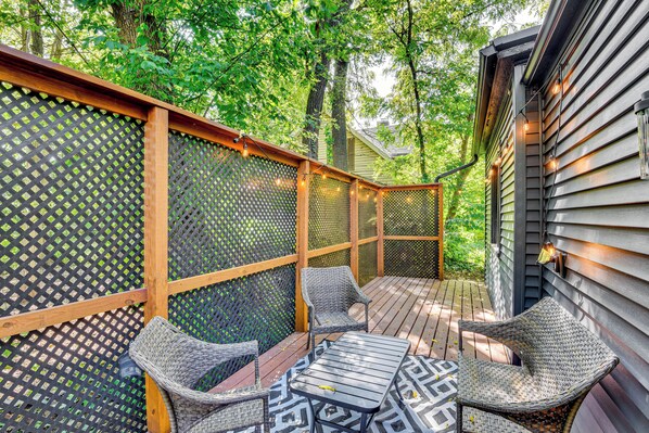 South Bend Vacation Rental | 3BR | 2.5BA | 3 Steps to Enter | 1,624 Sq Ft