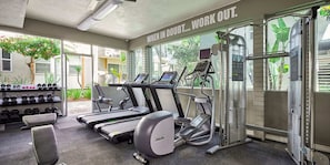 Fitnessbereich