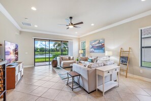 Preserve & Lake Views from the Living Room