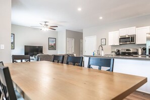 Dining room table with seating for 8!