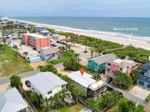 The house is literal steps to the renovated Vilano Beach walkover.