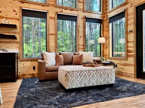 Cozy couch for those lazy days.