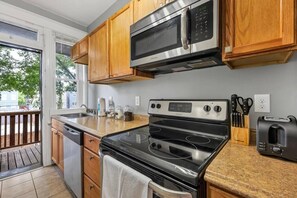 Fully stocked kitchen
