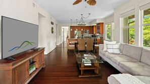 Pili Mai Resort at Poipu #15B - Living Great Room - Parrish Kauai