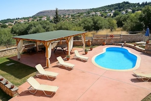 Outdoor private pool of the premises