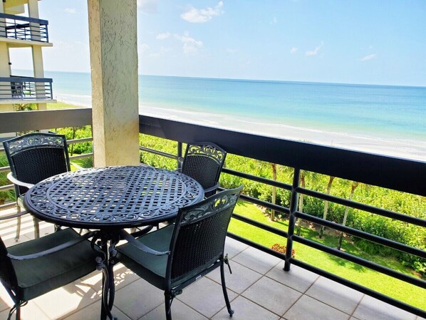 Beachplace 1-401 balcony with beach front view