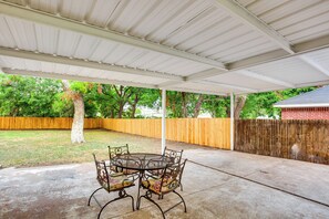 Patio | Fenced-In Backyard