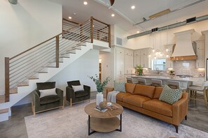 The Living Room Is The Perfect Spot To Unwind After A Day Of Fun On The Water