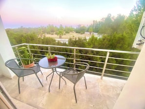 Private balcony.