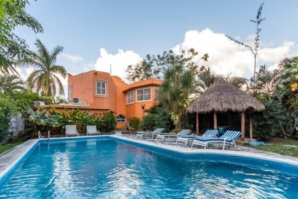 Backyard with Pool