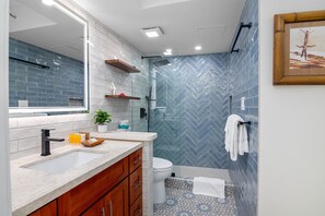 Bathroom with walk-in shower