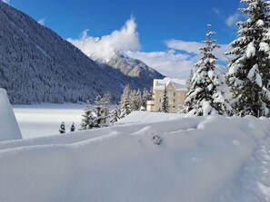 Nuage, Ciel, Plante, Neige, Montagne, Pente, Mélèze, Arbre, Paysage Naturel, Terrain