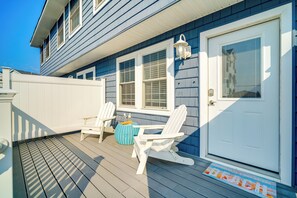 Unit Entrance | Outdoor Seating | 2-Story Townhome