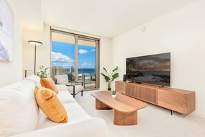 Living room with Ocean view