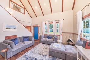 Living room- bright and open