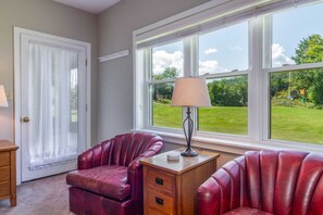 Living room overlooks the A&B Quad Ski lifts!