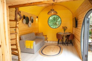 Sofa and dining table