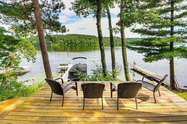 Pequot Lakes Vacation Rental | 3BR | 2BA | Step-Free Entry | 2,045 Sq Ft